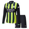 Maillot à Manches Longues Manchester City Extérieur 2024-25 Pour Enfant